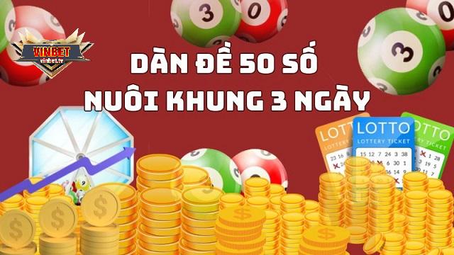 Cách tạo dàn đề 50 số tỷ lệ trúng thưởng cao